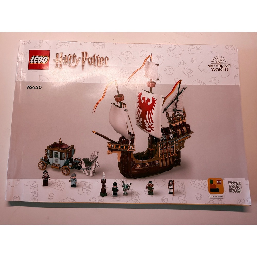 LEGO Harry Potter 76440 Triwizard Tournament The Arrival Instruction Manual Only